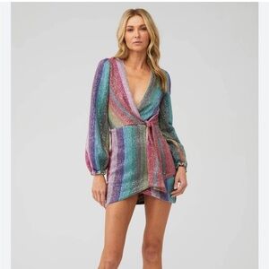 Saylor Debbie Rainbow Sequin Dress - Eras Tour and Taylor Swift Vibes